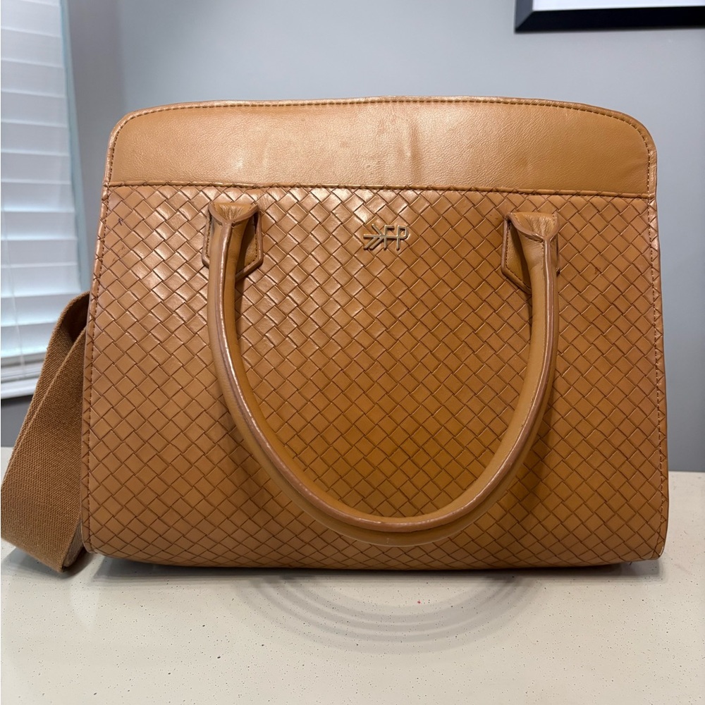 Freshly Picked Windsor Satchel – Walnut Brown Vegan Leather Bag